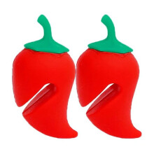 Supports de couvercles en silicone pour casseroles - Résistants à la chaleur et anti-déversement, lot de 2