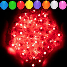 Weiße Mini-LED-Ballonlichter, 100 Stück, wasserdicht
