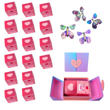 Boîte cadeau surprise pop-up avec papillons – Double porte,