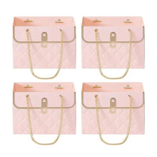 16 sacs cadeaux roses en carton pour la Saint-Valentin