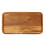 Plateau de service en bois massif 20 x 10,5 cm 1