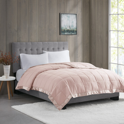 Polyesterdecke mit Satinsaum, Kingsize