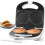 Crêpière double mini, plaque électrique 10 cm 1