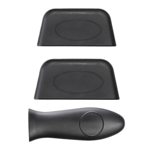 3-Pack Silicone Pot Handle Covers, Heat-Resistant
