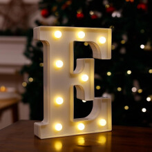 Christmas alphabet lights holiday party decoration