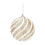 Glitter Sequin Christmas Ornament Balls, Gold, 2 Pack 1