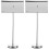 Stainless Steel Table Menu Holder – 2 Pack 1