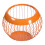 Metal Wire Fruit Bowl 21 x 17 cm 1