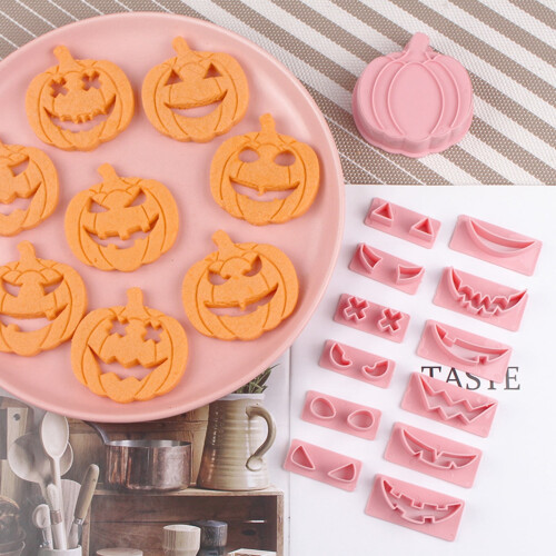 Halloween Cookie Cutters Set – Pumpkin Face Biscuit