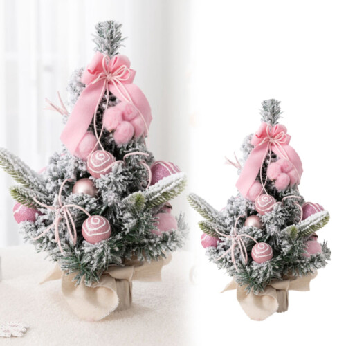 Mini Christmas Tree Decor – Blue & Red, 40 cm