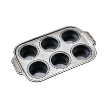 Formă rotundă cilindrică pentru bomboane, silicon, set de 6 piese
