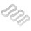 3-Piece Dog Bone Cookie Cutter Set Stainless Steel 1