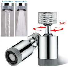 Universal Swivel Faucet Nozzle with 360 Rotation & Dual