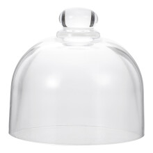 Glass Cake Dome Cover with Handle, 12 inch