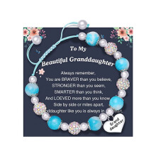 Engraved Heart Charm Bracelet Graduation Gift