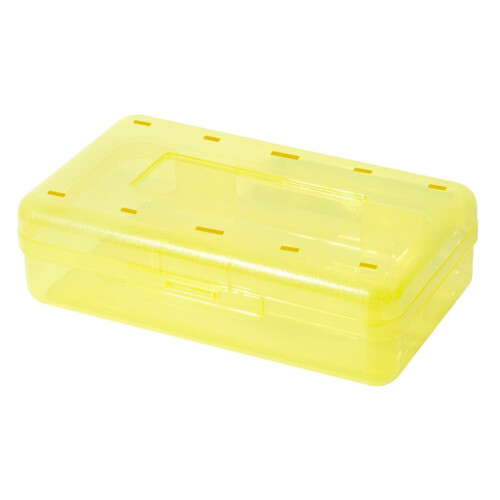 Plastic Transparent Pencil Case Large Capacity