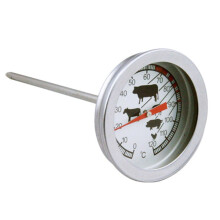 Analogue Meat Thermometer Stainless Steel Food Probe