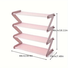 Z-Shape Multi-Use Rack for Dorm Hotel 1pc