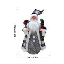Christmas Tree Top Star Ornament with Santa and Forest