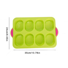 Silicone Baguette Tray Nonstick Perforated 3-Loaf