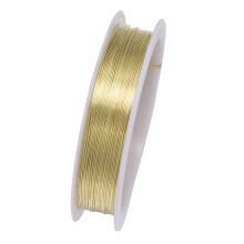 Gecheer jewelry beading wire 0.5mm 23ft copper
