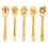 Bamboo Tableware Set 5-Piece Kitchen Gift 1