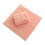 Serviette mouchoir en polaire corail 30x30cm 1