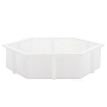 Hexagon Silicone Mold for DIY Crafts Sample Cube Silicone Mould
