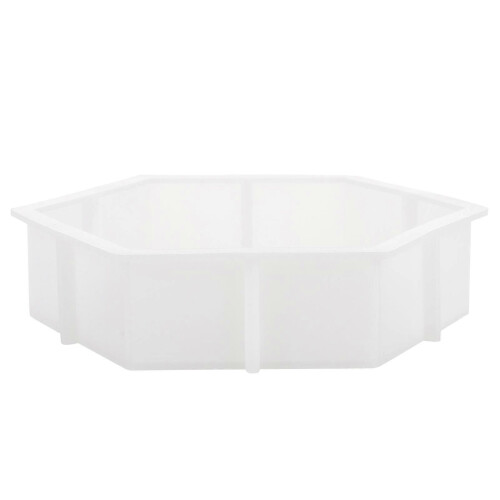 Hexagon Silicone Mold for DIY Crafts Sample Cube Silicone Mould