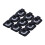 18pcs Black Self-Adhesive Cable Clips Desktop Cord Organizer Cable Management Drop Holder 1
