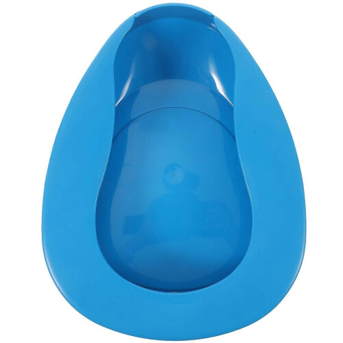 Inflatable Bed Pan for Elderly Men, Stackable Plastic Commode Bedpan for Patient Nursing Use