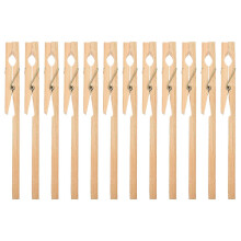 12 Pcs Wood Test Tube Clamps Burette Fixed Clips for Chemistry Lab Use