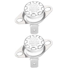 2 Pcs KSD301 Bimetal Snap Disc Thermostat Switch Computer Temperature Switch Parts