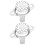 2 Pcs KSD301 Bimetal Snap Disc Thermostat Switch Computer Temperature Switch Parts 1