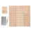 Wood Crochet Square Blocking Board with Needles 1 Set Crocheting Blocking Board 1
