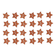 100 Pcs Star Buttons Two Holes Buttons for Baby Decor Scrapbooking Suit Buttons