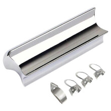 5 Pcs Guitar Slides Steel Tone Bar for Electric Bass Lap Steel Guitar