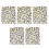 5 Sheets Leopard Print Fake Tattoos, Leopard Pattern Face Body Tattoos for Adults 1
