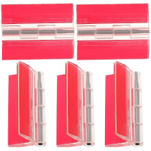 5PCS Self-Adhesive Transparent Acrylic Hinges Universal Piano Hinges for Acrylic Box