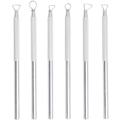 6 Pcs Clay Sculpting Tools Kit Multipurpose Modelling Clay Ceramic Carving Tools