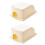 2 Pcs Baby Proofing Electrical Outlet Covers Safety Socket Switch Guard Simple Cover 1