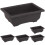 5 Pcs Rectangular Plastic Flowerpots for Bonsai Succulent Plant Planting 1