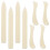 8 Pcs Plastic Bone Folder Paper Creaser Tool for Paper Crafts Bookbinding 1