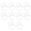 10 Pcs Transparent Roller Window Shade Pull Handles, Fit for 20mm Rods 1