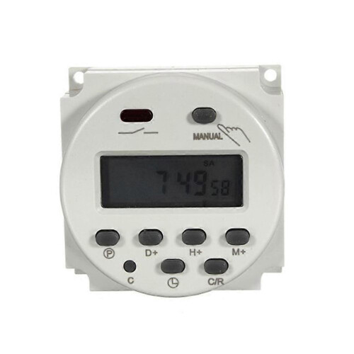 12V LCD Digital Outdoor Timer Plug Time Controller for Light Power Rack Cage