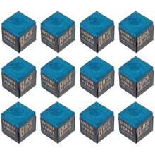 12 Pcs White Chalk Pen Billiard Cue Chalks for Pool Cue Table Supplies