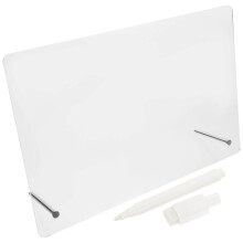 1 Set Transparent Acrylic Memo Board Multi-functional Message Board