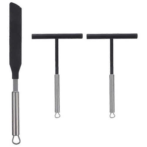 1 Set Pancake Crepe Maker Spreader Scraper Spatula Kitchen Utensil