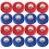 24PCS Mini Shuffleboard Rollers Balls, Tabletop Curling Game Replacement Accessories 1