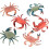 6Pcs Simulation Hairy Crab Model Educational Animal Playset Artificial Crab Learning Toy 1